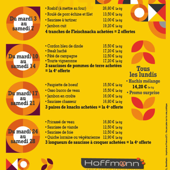 PROMOTIONS SEPTEMBRE